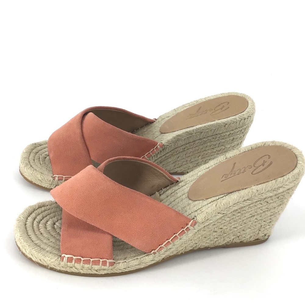 NEW Bettye Muller Hanna Coral Espadrille Wedge - Picture 2 of 6